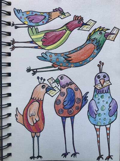 Mensagens no Bico
Mensagens no Bico